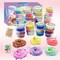 42 Packed Multiple Color Butter Slime Kit with 24 Decorative Toppings